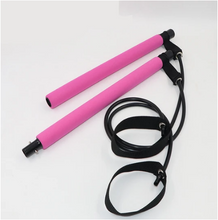 Load image into Gallery viewer, Portable Pilates Bar Kit With Resistance Band Exercise Stick