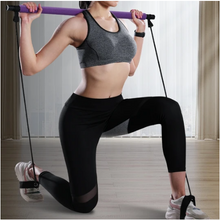 Load image into Gallery viewer, Portable Pilates Bar Kit With Resistance Band Exercise Stick