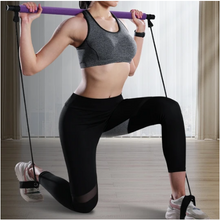 Load image into Gallery viewer, Portable Pilates Bar Kit With Resistance Band Exercise Stick
